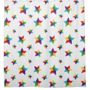 Rideaux De Douche Motif d'étoiles