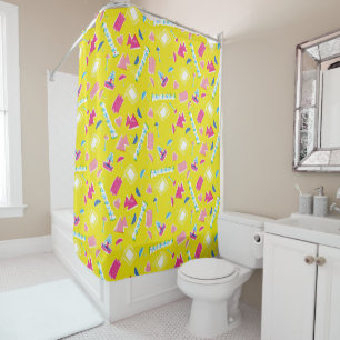 Rideaux De Douche Motif d'icône Neon FRIENDS™