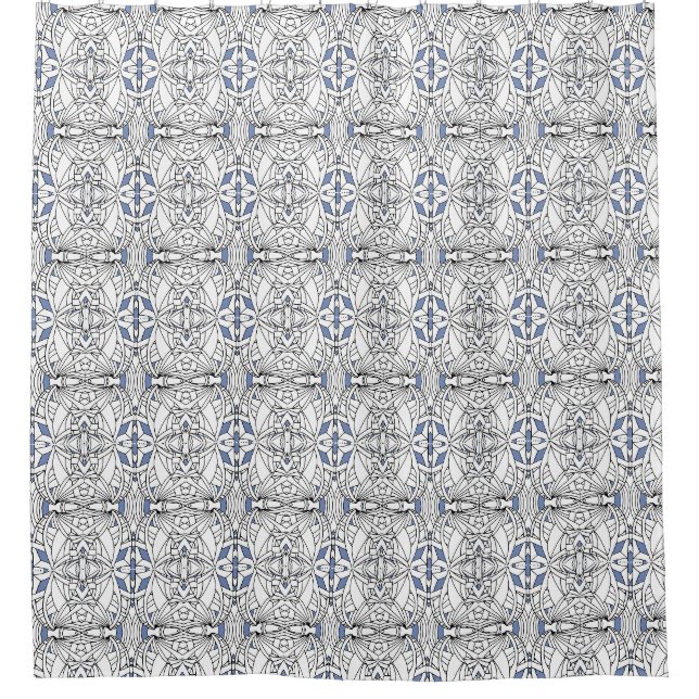 Rideaux De Douche Motif d'oeuvres uniques (Devant)