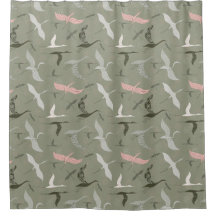 Motif d'oiseaux volants mignons