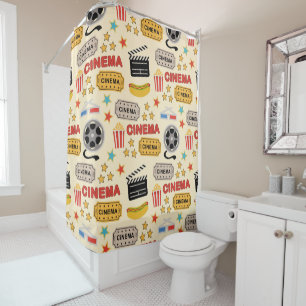 Rideaux De Douche Motif du cinéma