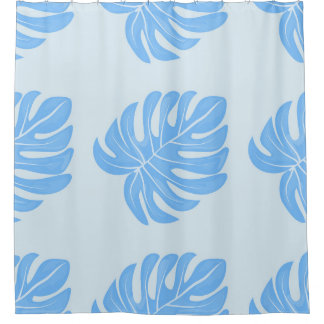 Rideaux De Douche Motif ethnique sans couture tropicale avec départ