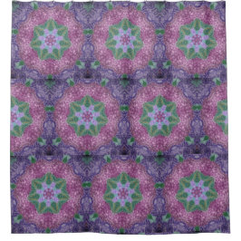 Rideaux De Douche Motif étoile Hydrangea