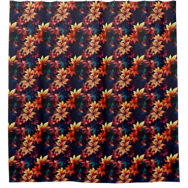 Rideaux De Douche Motif feuille (Devant)