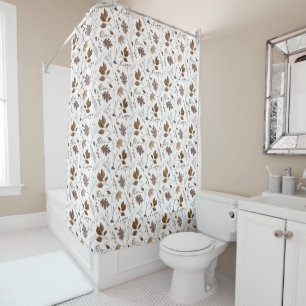 Rideaux De Douche Motif Feuilles d'automne