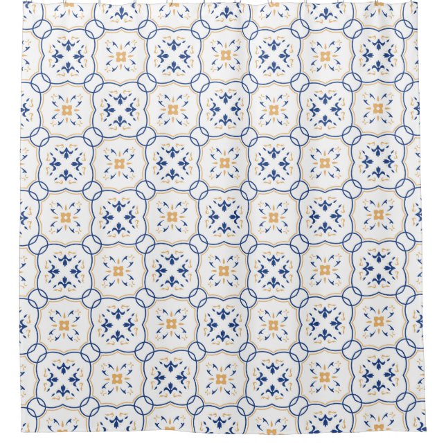 Rideaux De Douche Motif floral 5 (Devant)