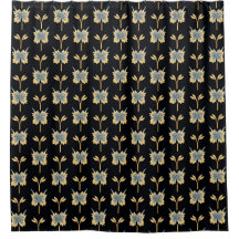Motif floral avec fleurs jaunes
