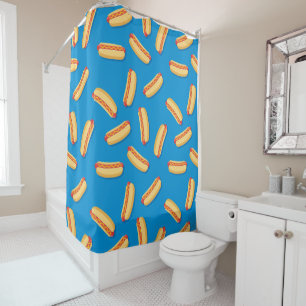 Rideaux De Douche Motif Hotdogs de restauration rapide