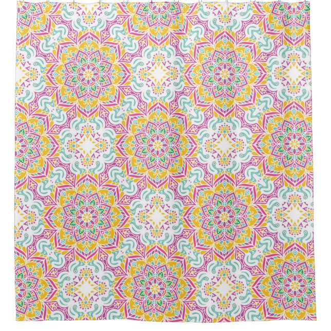 Rideaux De Douche Motif Mandala (Devant)