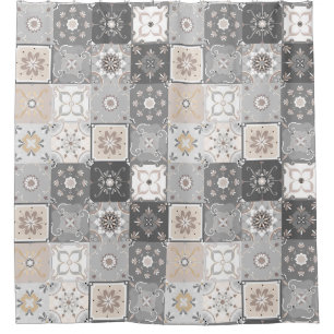 Rideaux De Douche Motif marocain en carreaux