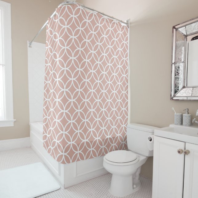 Rideaux De Douche Motif MCM Peachrevers (En situation)
