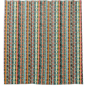 Rideaux De Douche Motif multicolore abstrait