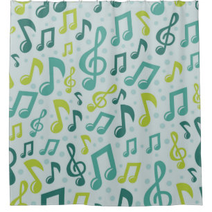 Rideaux De Douche Motif musical
