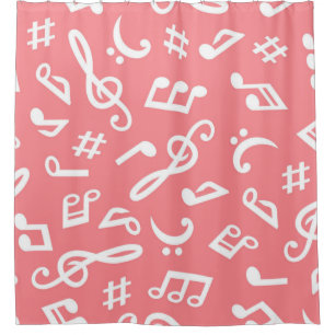 Rideaux De Douche Motif musical