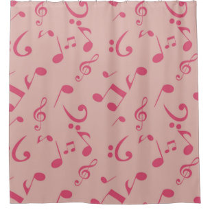 Rideaux De Douche Motif musical