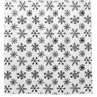 Rideaux De Douche Motif noir et blanc