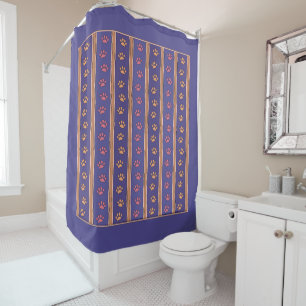 Rideaux De Douche Motif Pawprint