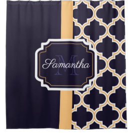 Rideaux De Douche Motif Quatrefoil