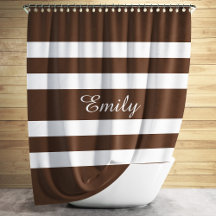 Motif Rayures Marron Moderne