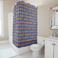 Motif rose orange bleu arc-en-ciel doux
