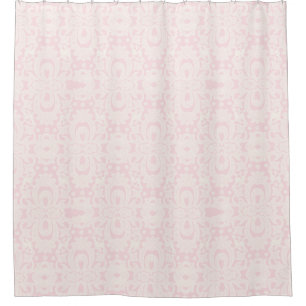 Rideaux De Douche Motif Rose Quartz Shabby Chic Brocade Damask