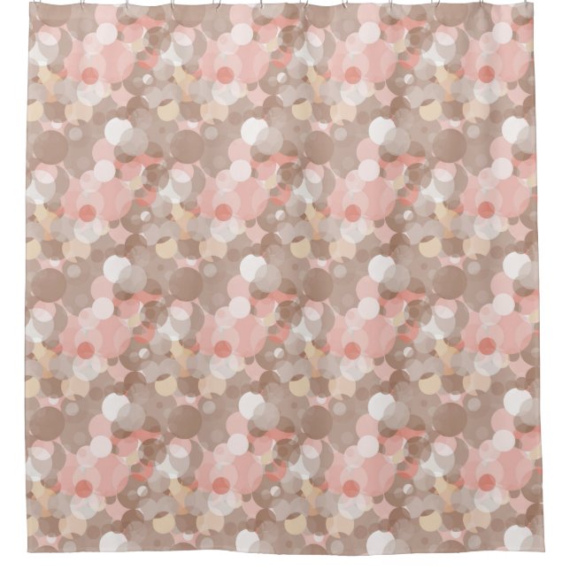 Rideaux De Douche Motif simple - cercles (Devant)