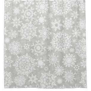 Rideaux De Douche Motif Snowflake