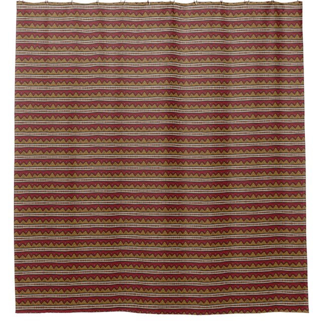 Rideaux De Douche Motif tribal (Devant)