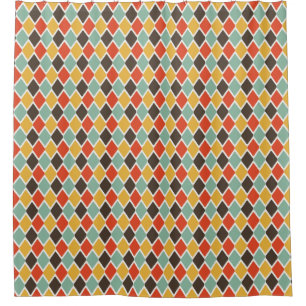 Rideaux De Douche Motif tribal de mode d'ikat moderne