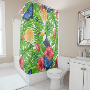 Rideaux De Douche Motif tropical