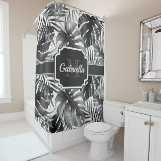 Rideaux De Douche Motif tropical
