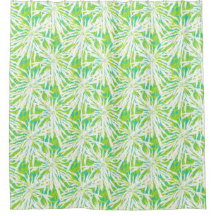 Rideaux De Douche Motif tropical de palmettes