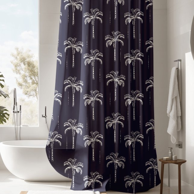 Rideaux De Douche Motif Tropical Palm Tree (Créateur téléchargé)