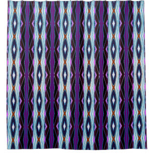 Rideaux De Douche Motif violet unique