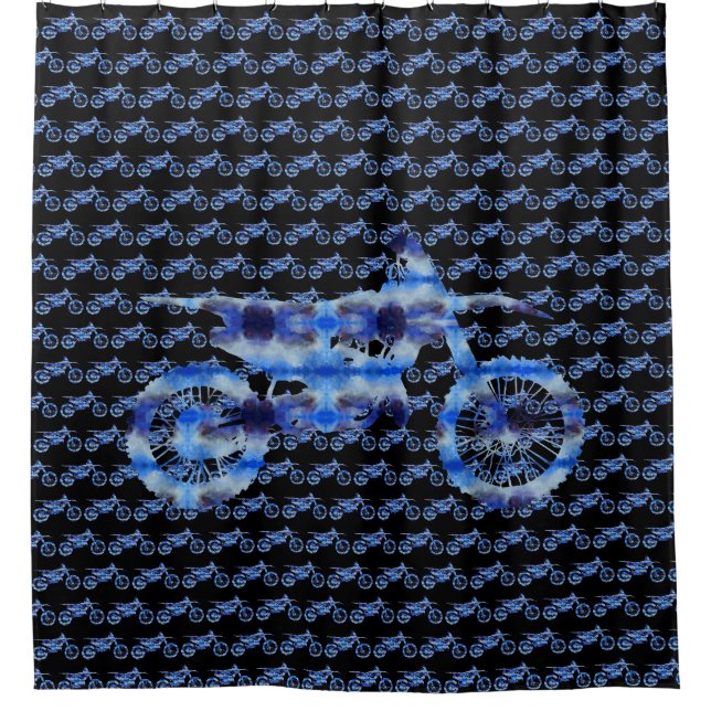 Rideaux De Douche Motocroos hors route (Devant)