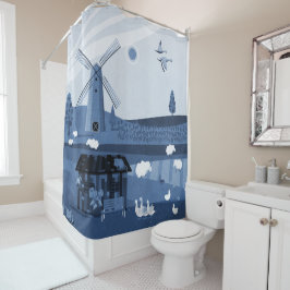 Rideaux De Douche Moulin à vent