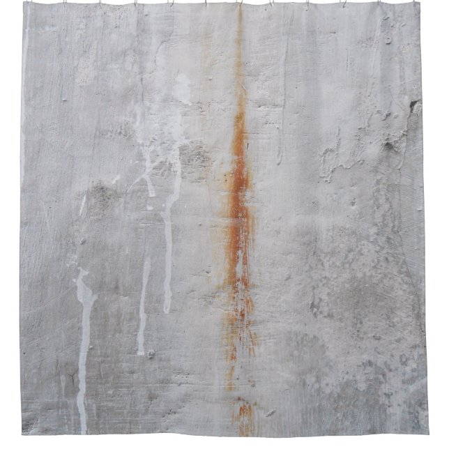 Rideaux De Douche Mur en béton gris (Devant)