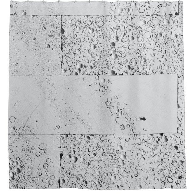Rideaux De Douche Mur en brique blanche (Devant)