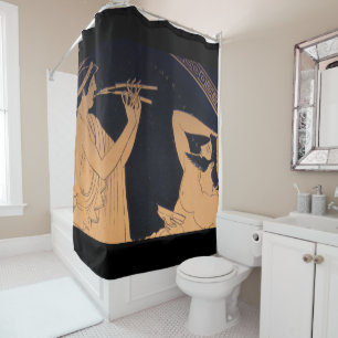 Rideaux De Douche muse grecque corrigée