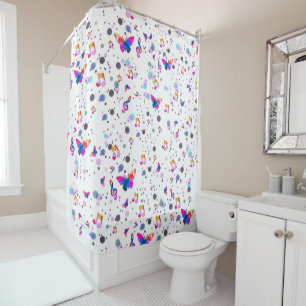 Rideaux De Douche Musique dansante des couleurs