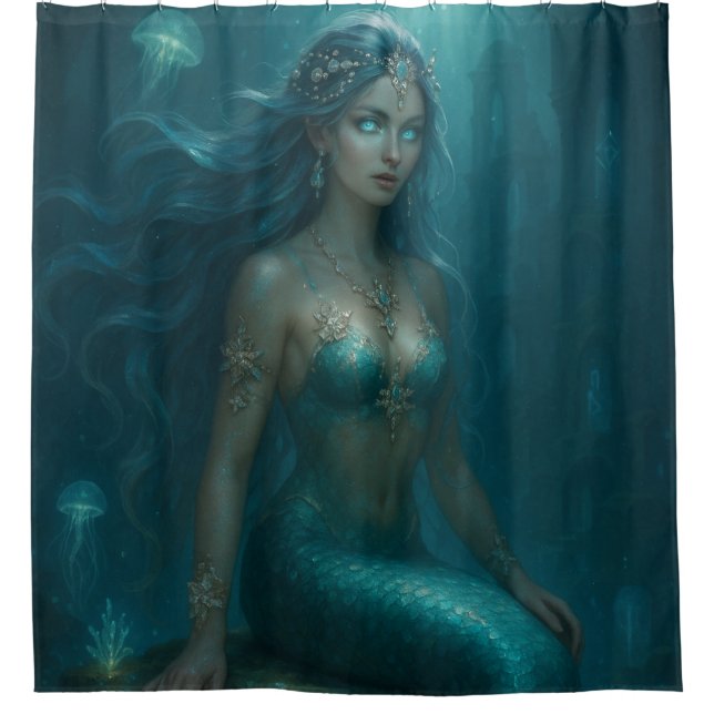 Rideaux De Douche Mystical Mermaid (Devant)