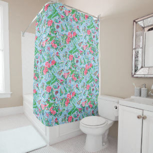 Rideaux De Douche Nantucket Preppy Palm Beach Imprimer