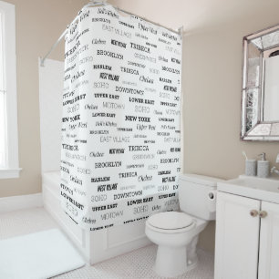 Rideaux De Douche New York City Neighborhoods