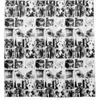 Noir et blanc de COLLAGE d'ART + vos idées