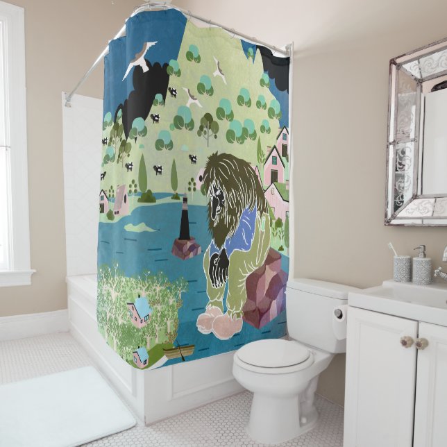 Rideaux De Douche Norvège (En situation)