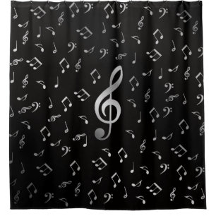Rideaux De Douche notes de musique argargent