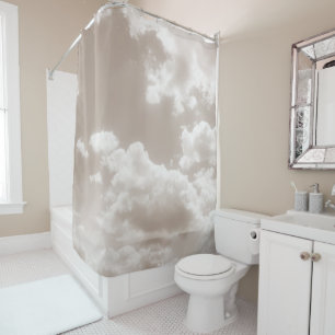 Rideaux De Douche Nuages beiges doux 5 #nuages #art