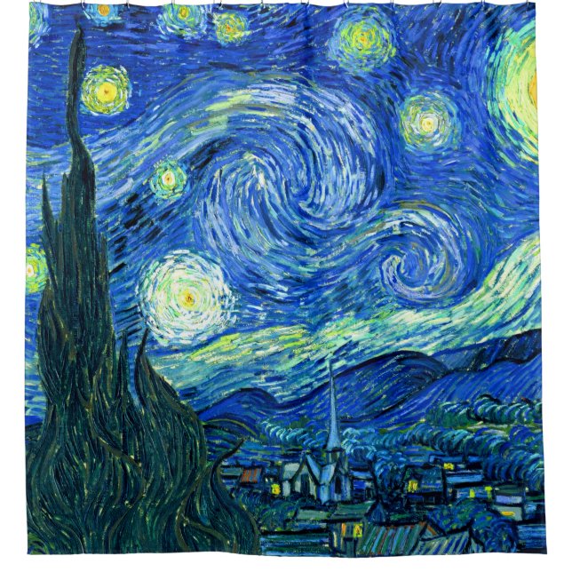 Rideaux De Douche Nuit Van Gogh Starry (Devant)