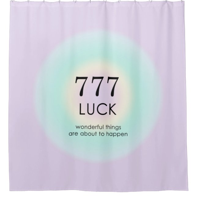 Rideaux De Douche Numéros d'ange Numérologie 777 Chuck (Devant)