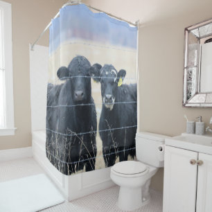 Rideaux De Douche Observateurs de Bovine